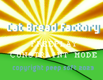 Cat Bread Factory by willgames