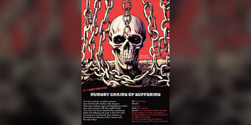 Cover image for HUNGRY CHAINS OF SUFFERING