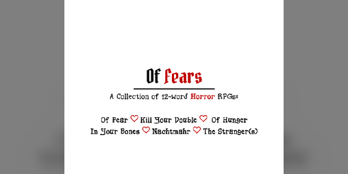 Cover image for Of Fears