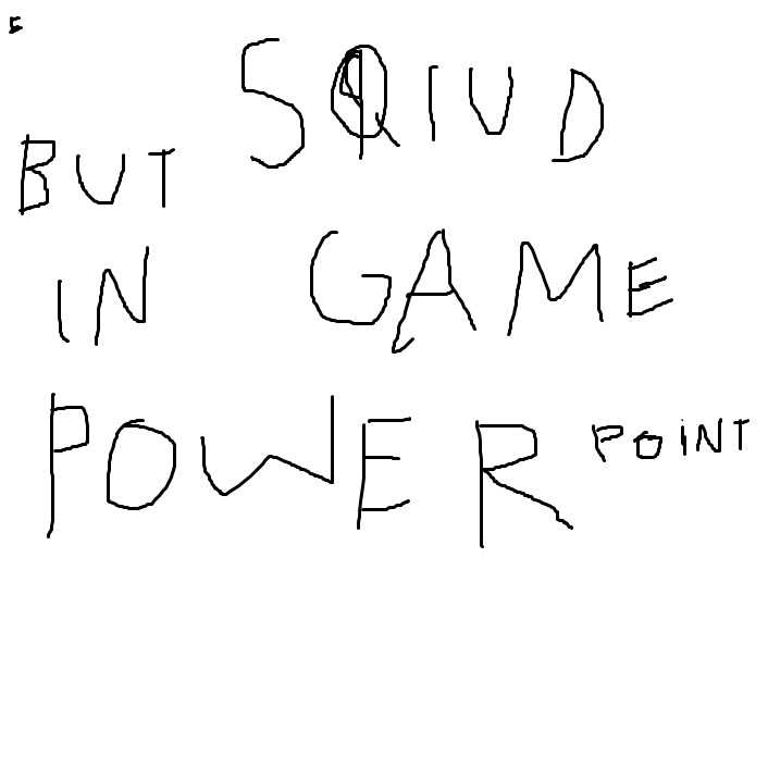 Squid Game but in powerpoint