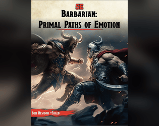 Barbarian: Primal Paths of Emotion  