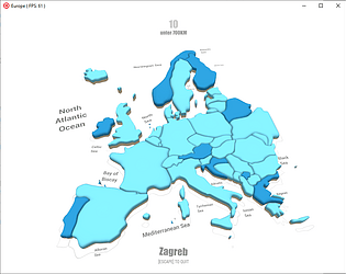 europe - A geographical quiz