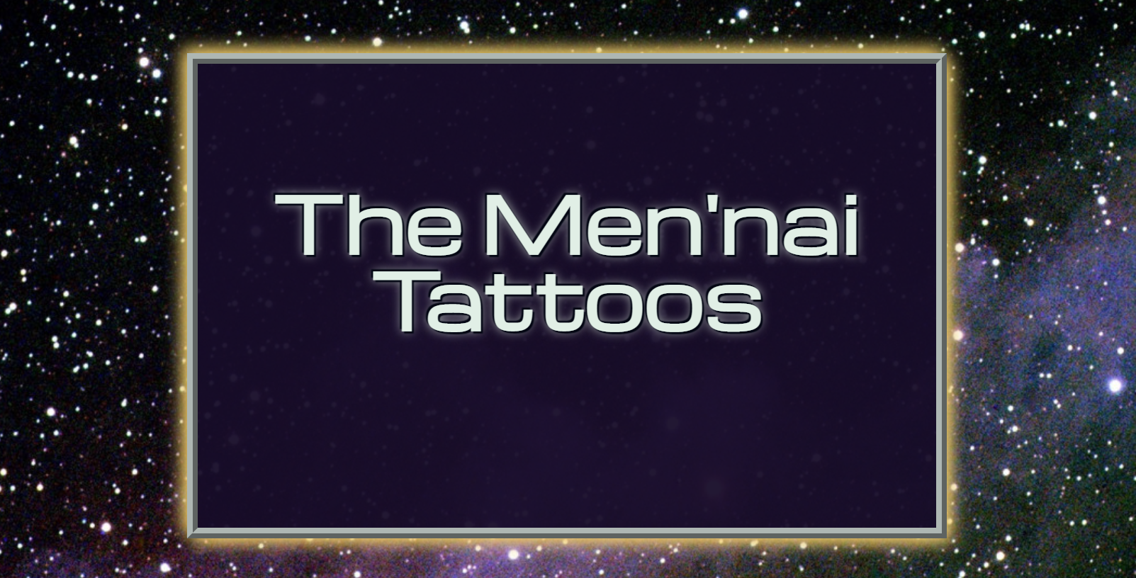 Cover image for The Men'nai Tattoos