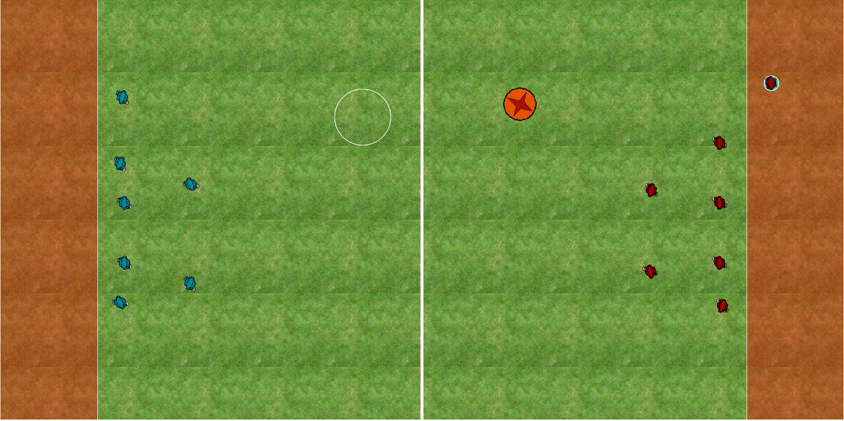 Ultimate Frisbee Team Game by Joseph Hutchinson