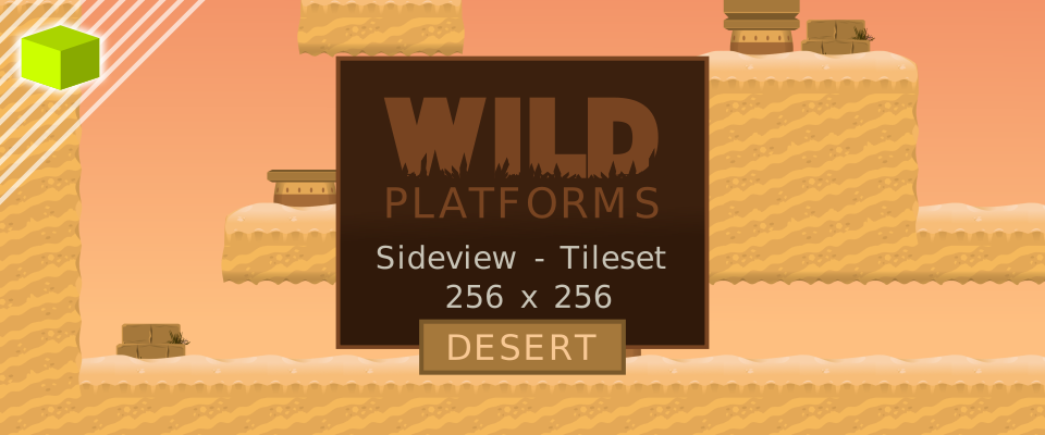 Wild Platforms - Game Kit - Desert Tileset