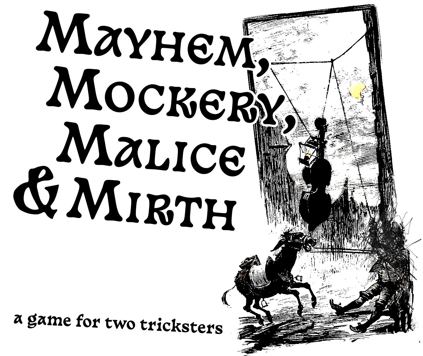 Cover image for Mayhem, Mockery, Malice & Mirth