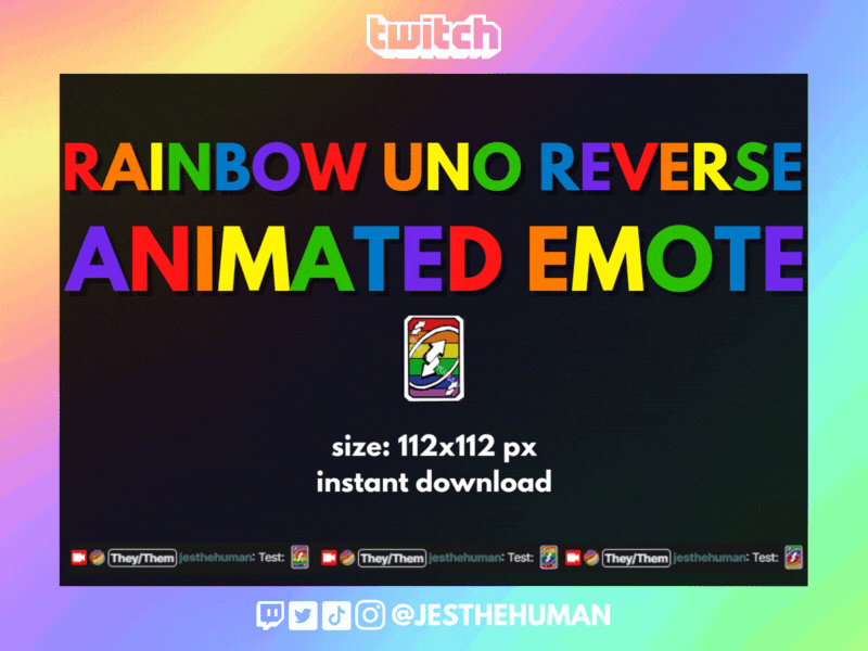 Download Rainbow Uno Card Wallpaper
