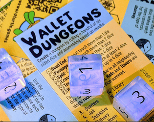Wallet Dungeons   - Create a dungeon with a  handful of dice! 