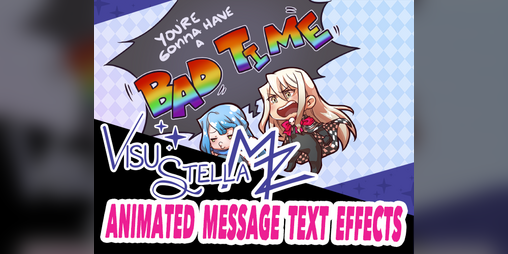 Cover image for Animated Message Text Effects plugin for RPG Maker MZ