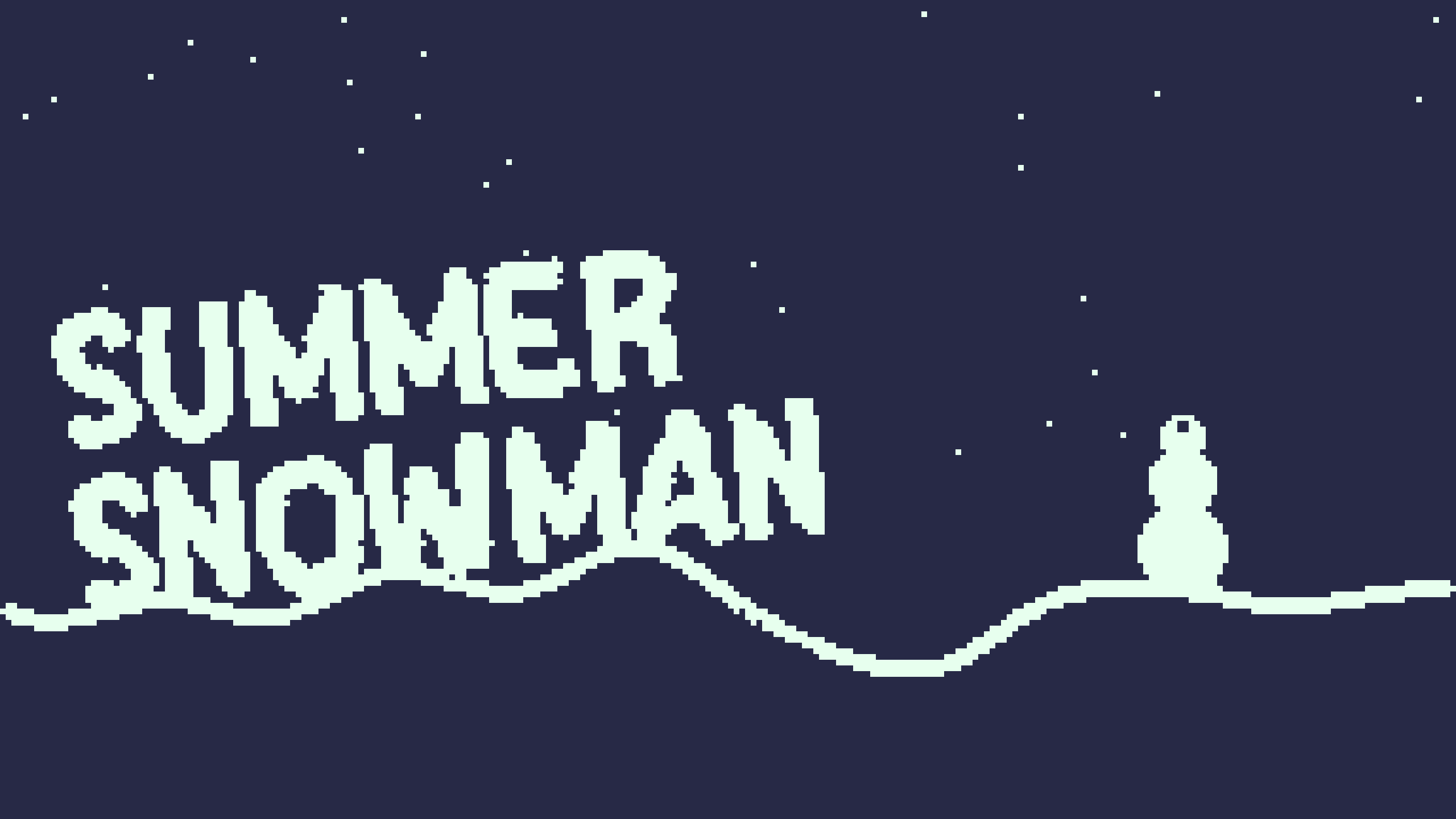 Summer Snowman