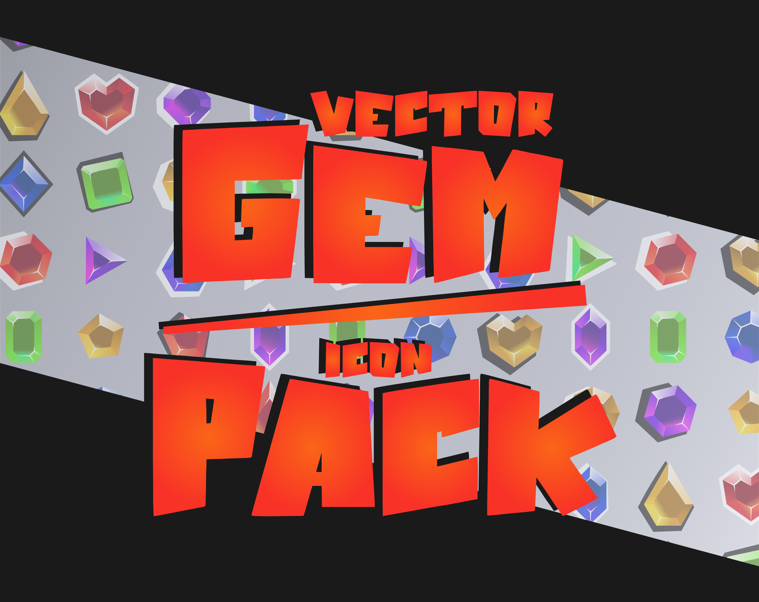 Vector gems icon pack