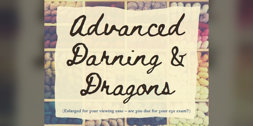 Cover image for advanced darning & dragons