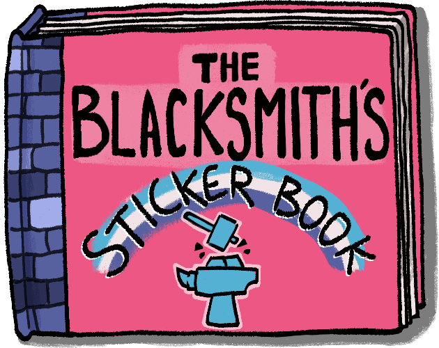 Cover image for The Blacksmith's Sticker Book
