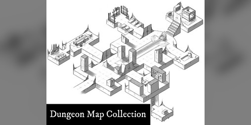 Cover image for Dungeon Map Collection #Dungeon23