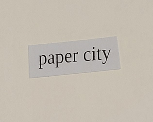 paper city   - A solo journaling choose your own adventure 