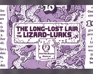 The Long-Lost Lair of the Lizard-Lurks   - Venture for the legendary Golden Beetle! 
