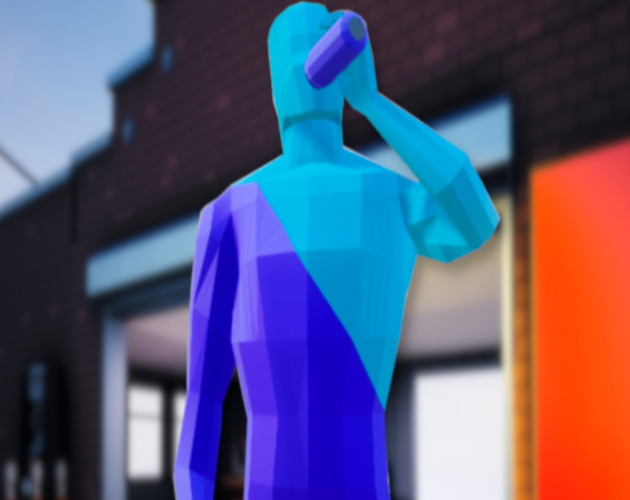 Pupsiman(Pepsiman Low Poly)