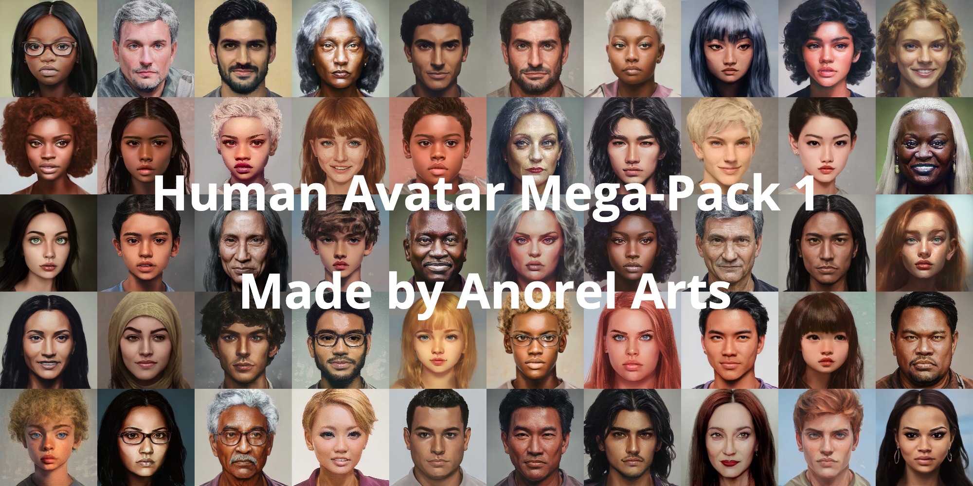 Human Avatar Mega-Pack 1