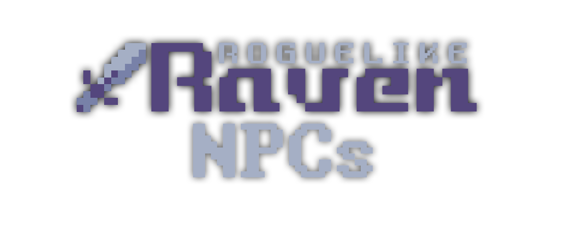 Roguelike Raven - 2D Retro PixelArt Tileset and Sprites - NPC Characters