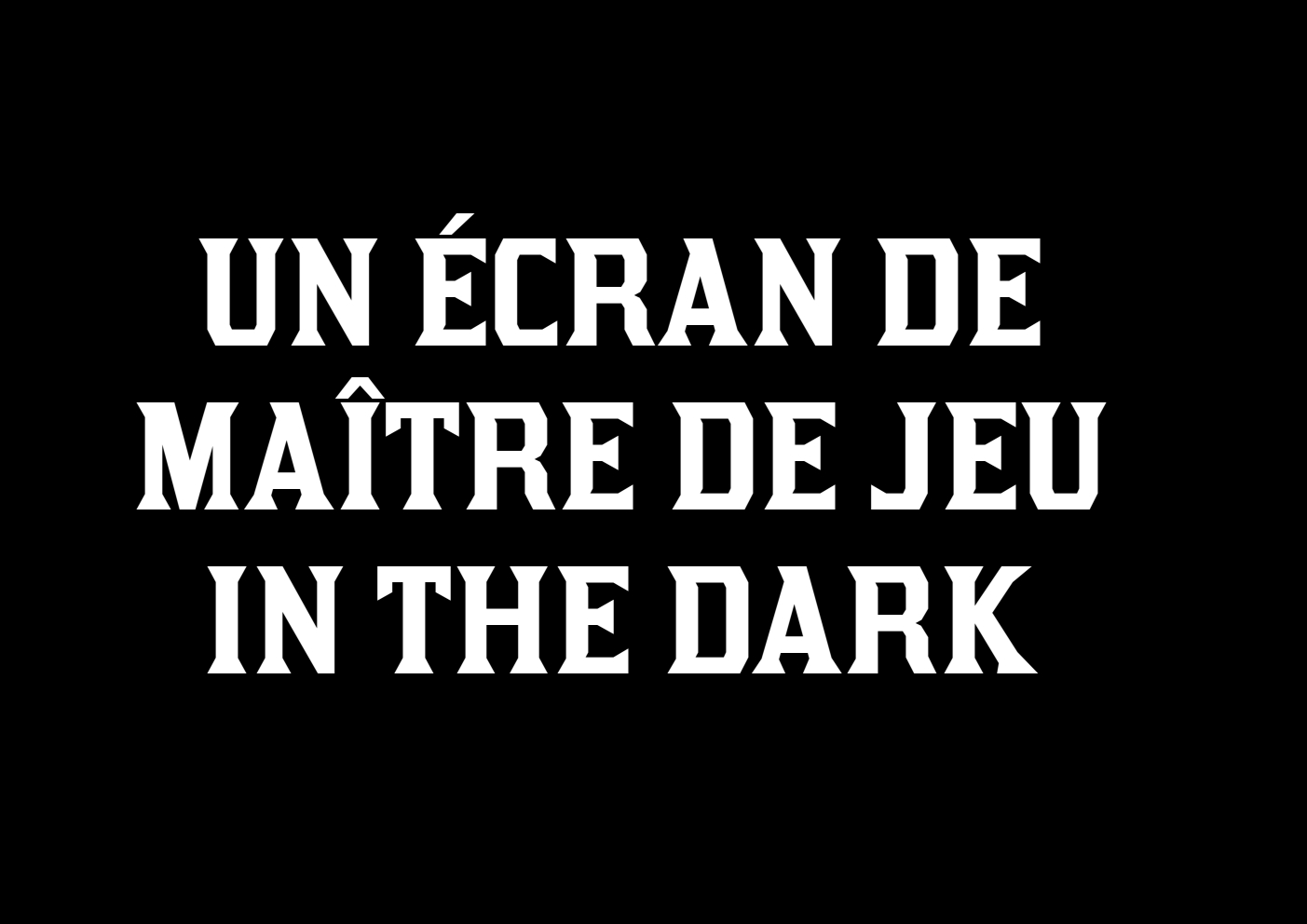 Blades in the Dark Ecran du MJ by UristMacItchIo