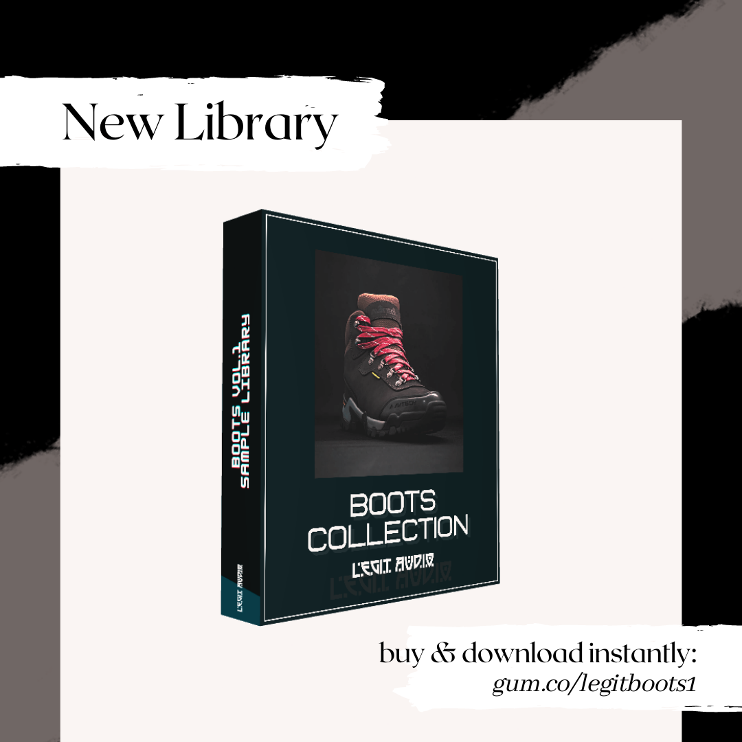 Boots Sound Effects (Library) +400 Individual Footsteps by LEGIT Audio