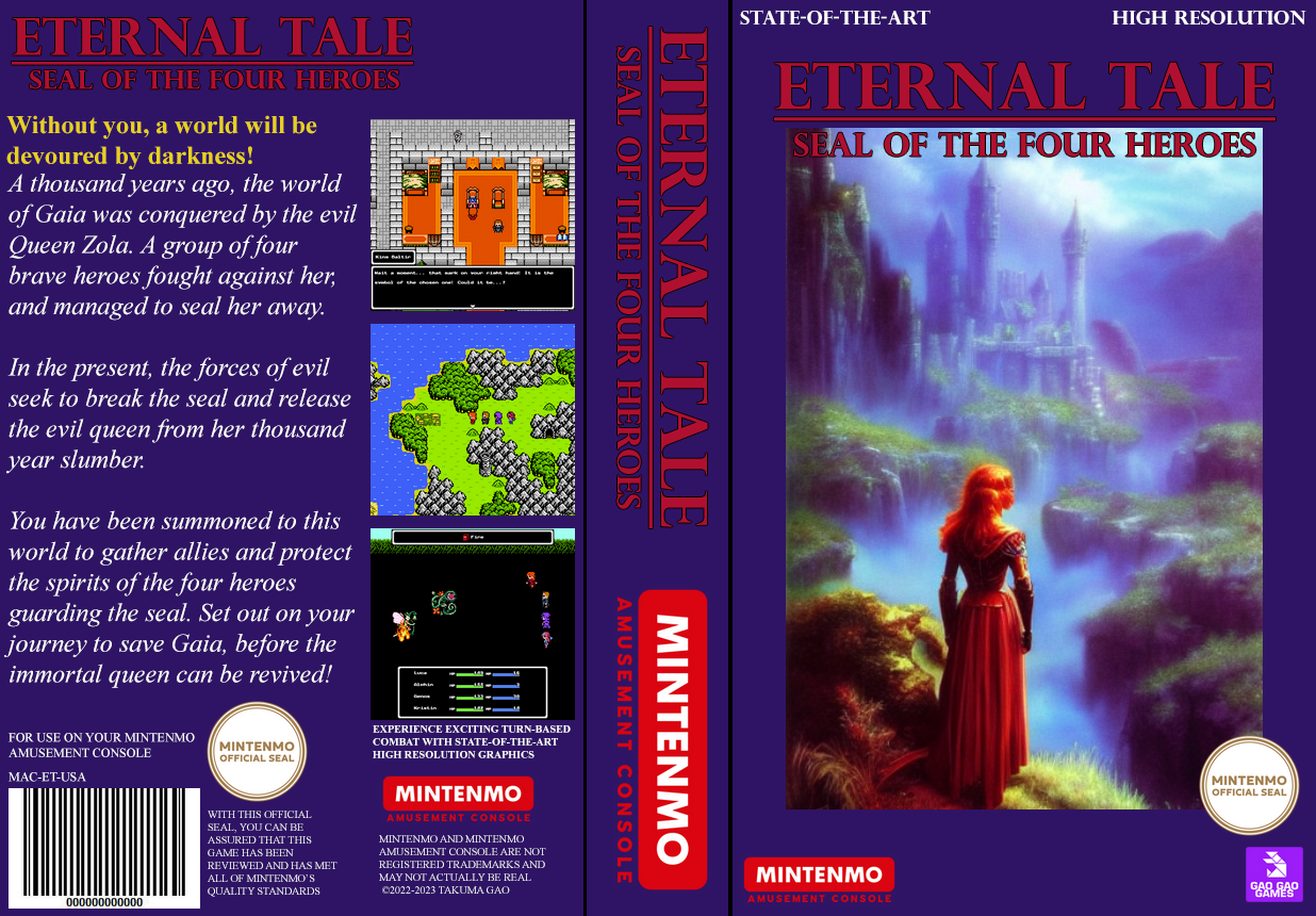 Cover image for Eternal Tale: Seal of the Four Heroes (Demo)