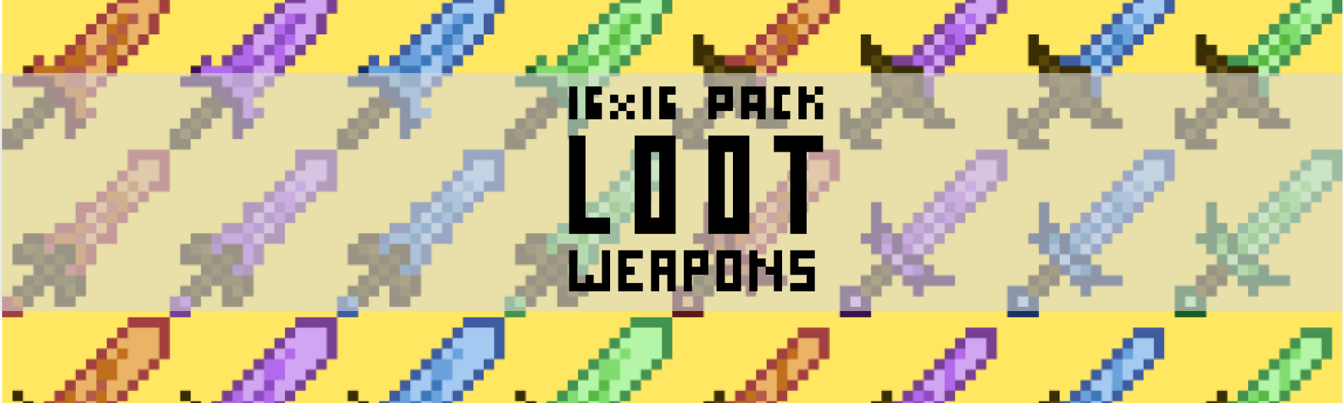 Loot Weapons 16x16 Pack