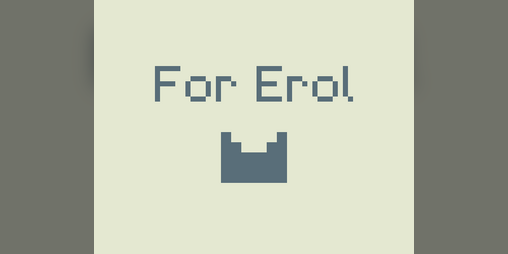 Cover image for For Erol