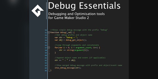 Cover image for Debug Essentials for Game Maker Studio 2