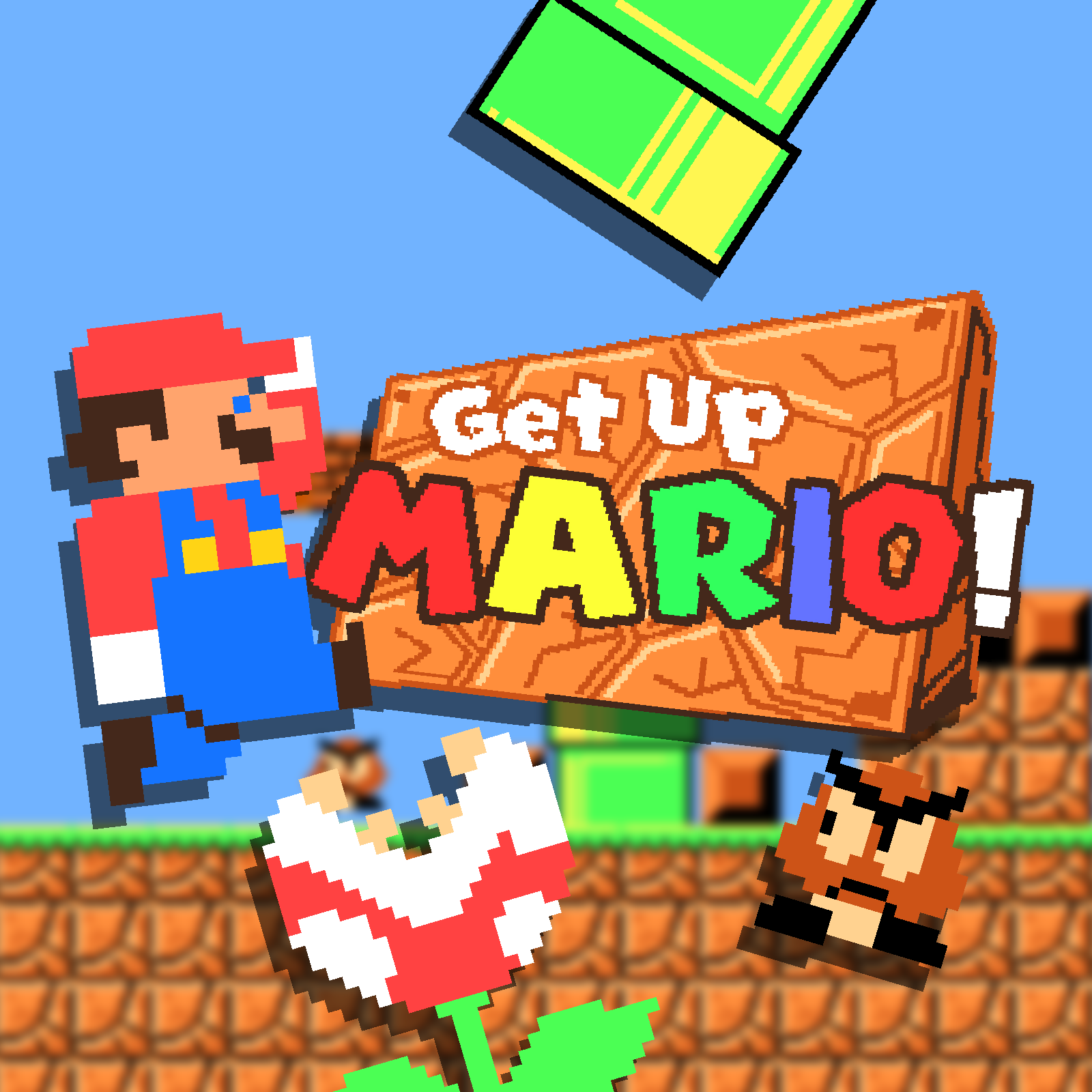 Get Up Mario! by maji