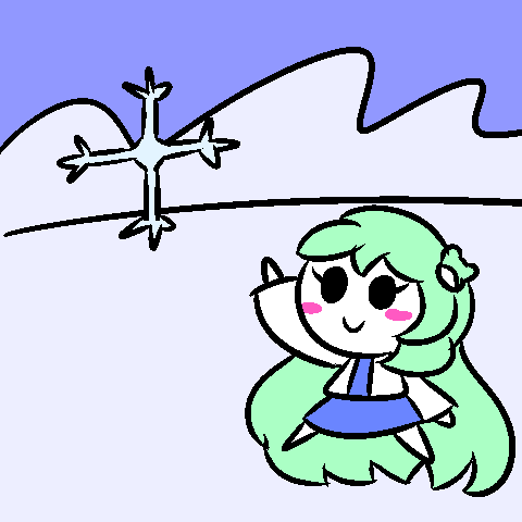 Cover image for A winter adventure with Sanae Kochiya