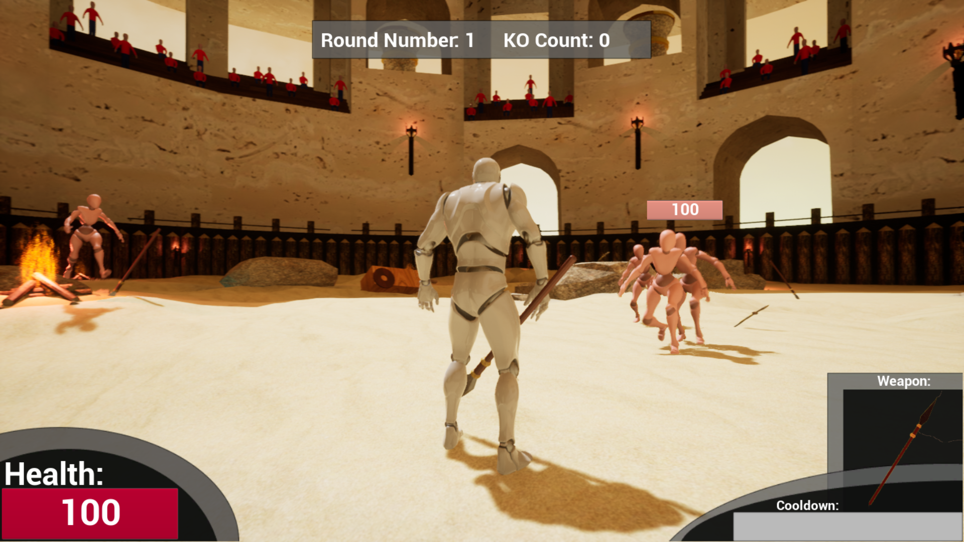 Coliseum Game - 3D Games Programming & Game Asset Pipeline Project