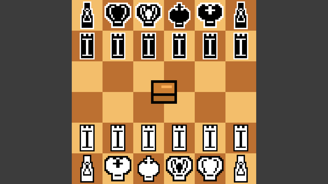 The Game of Bronze Starting Position