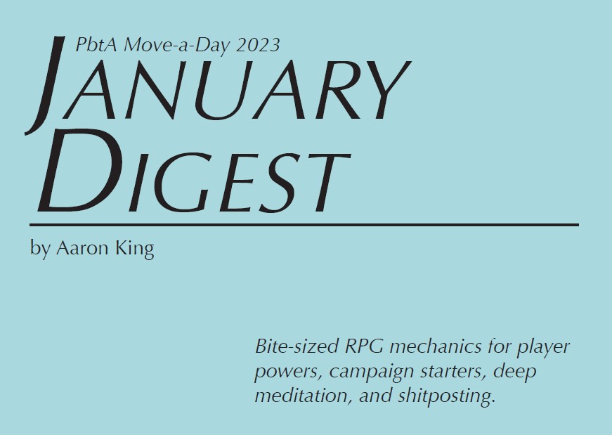 Cover image for PbtA23 January Digest