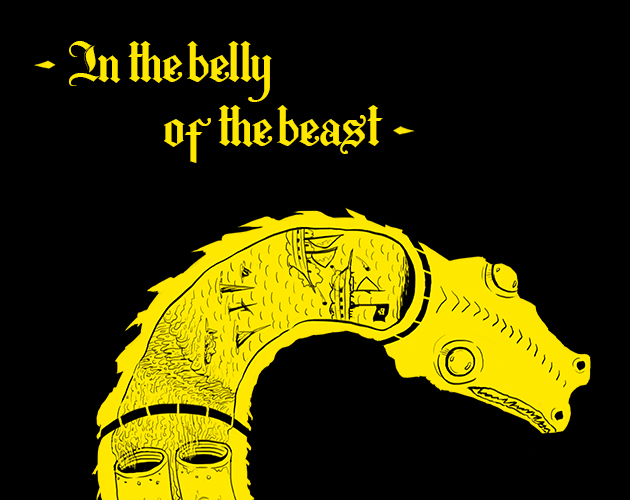 Cover image for In The Belly of the Beast - Mörk Borg adventure