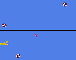 Swimming race