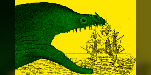 Cover image for Thy ship was swallowed by a moray eel of considerable proportions