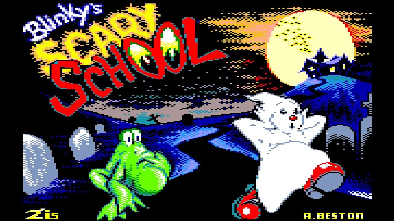 Cover image for Blinky’s Scary School