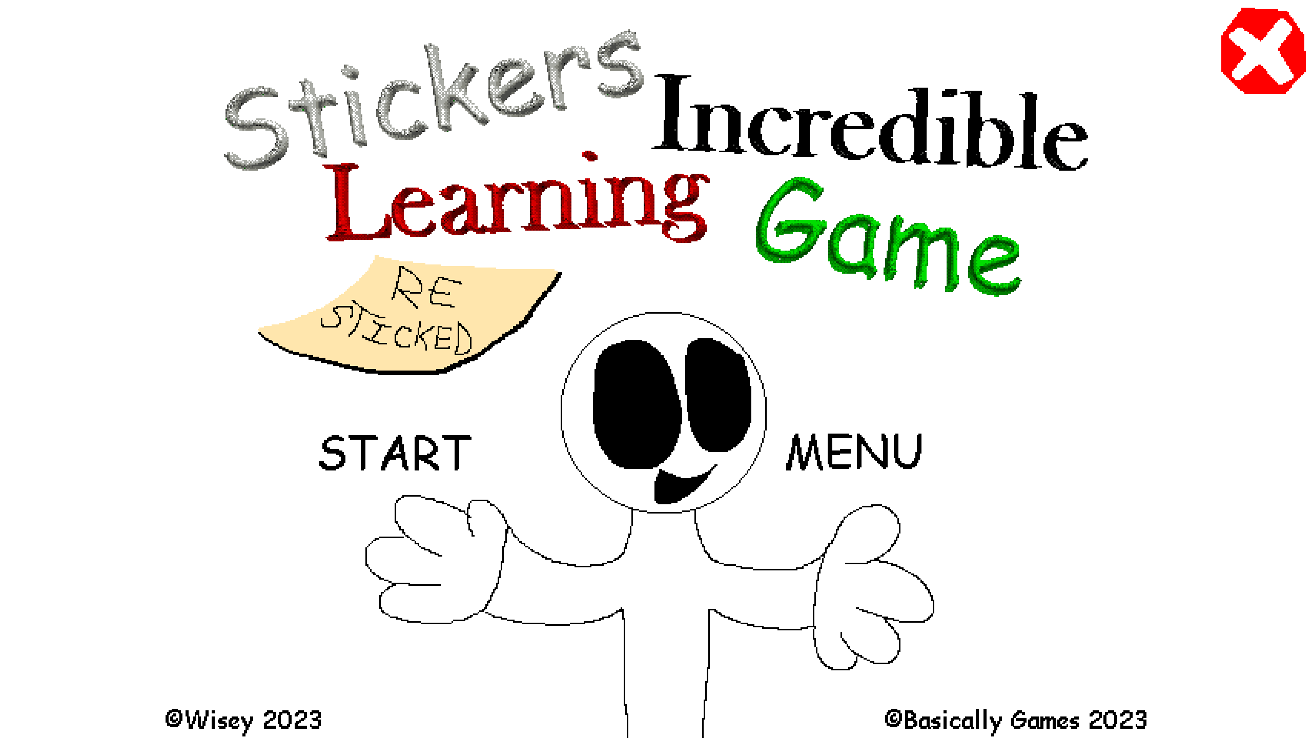 Sticker's Incredible Learning Game: Resticked