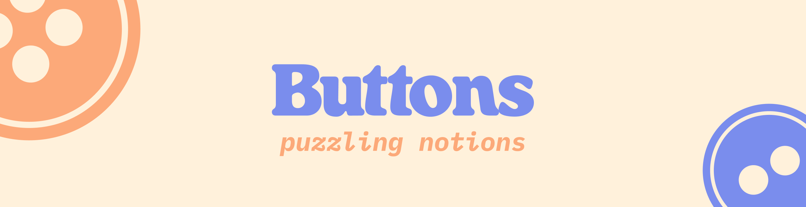 Buttons - Puzzling Notions