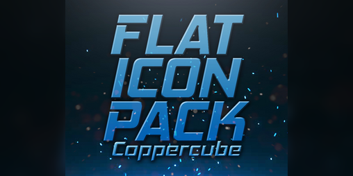 Cover image for Flat icon pack 1.0 for CopperCube 6.6 Dark Mode