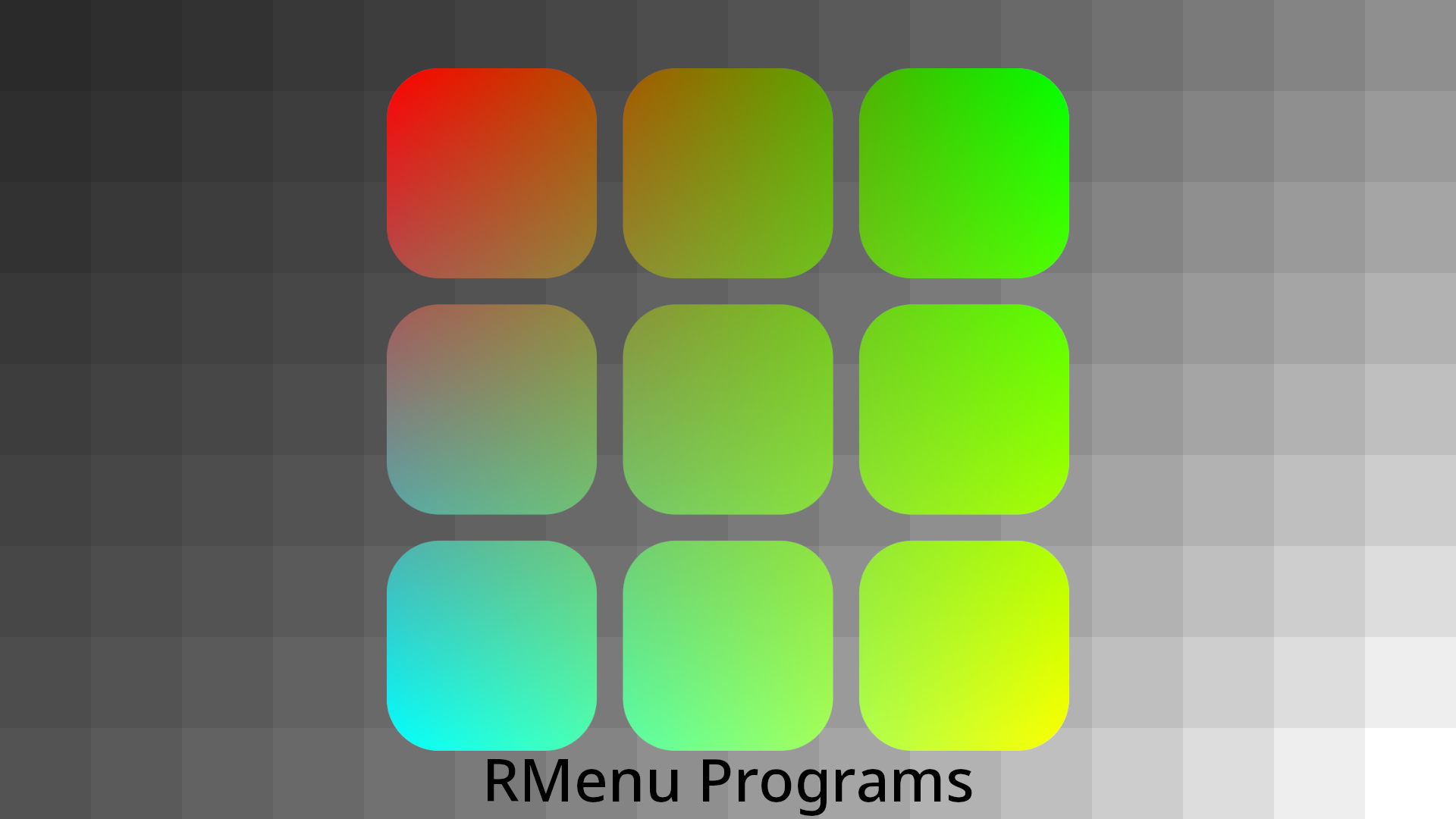 RMenu Programs