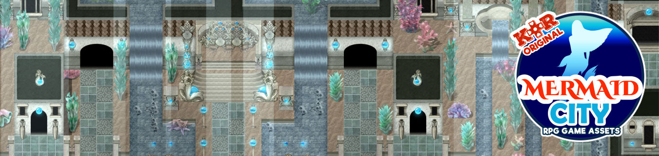 KR Mermaid City Tileset for RPGs
