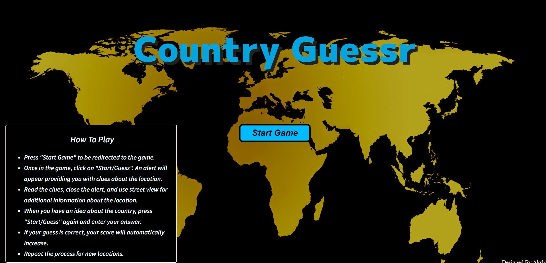 Cover image for Country Guessr