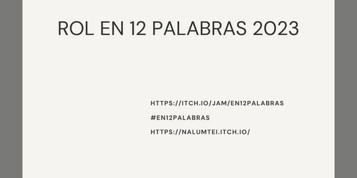 Cover image for Rol en 12 palabras 2023