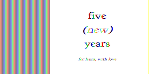 Cover image for five (new) years