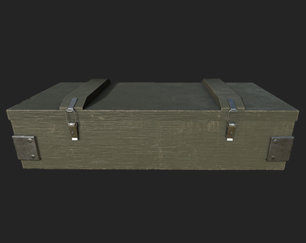 Military Wooden Box by Kirond