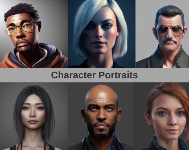 Character Portraits For Games | Modern Portraits