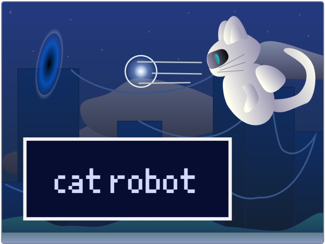 ROBOTCAT (SCRATCH GAME JAM 6 theme Portal) by josefine77 for