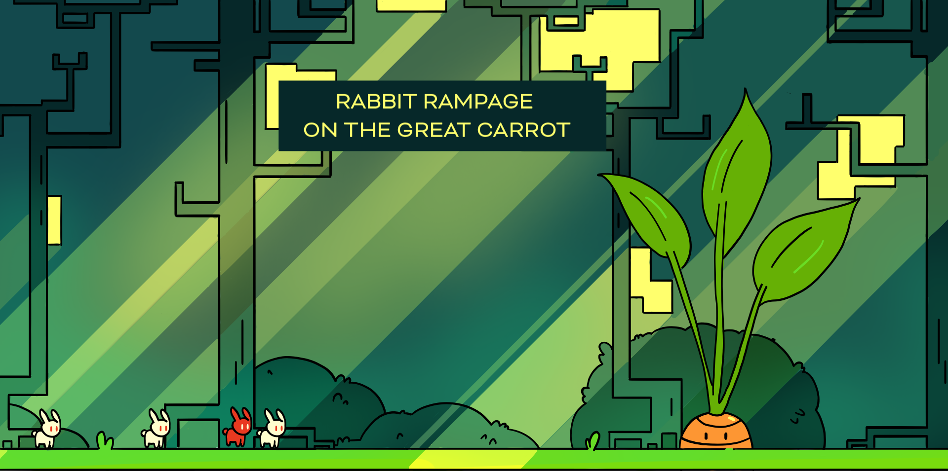 Rabbit Rampage on The Great CarRoot